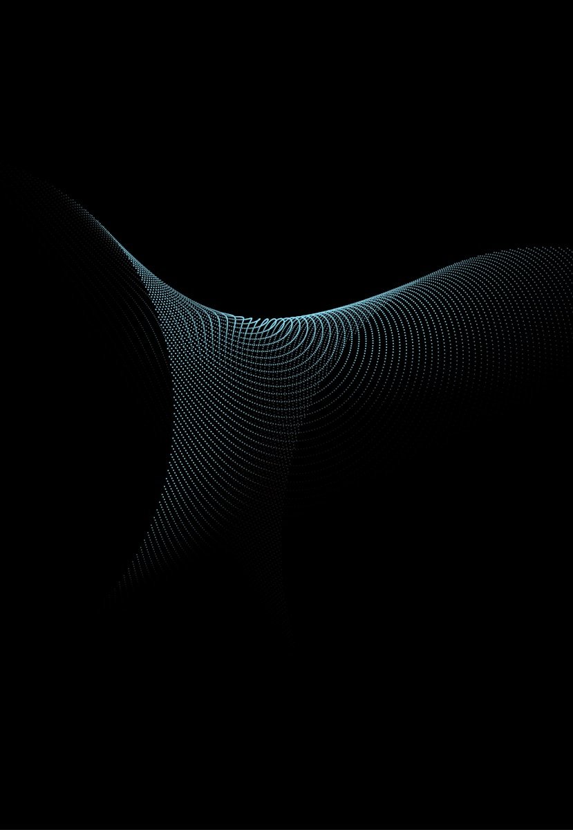 a black background with a wavy pattern