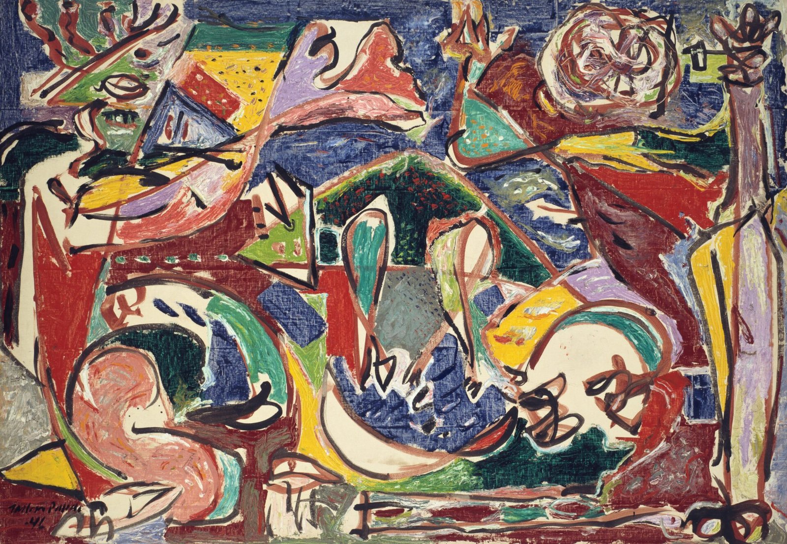 Krasner e Pollock I Um Passado Contínuo